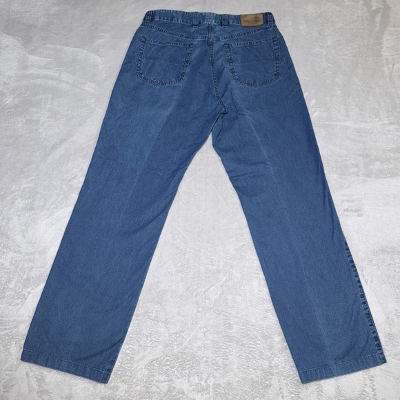 Ermenegildo Zegna Denim Jeans Men's 34 Blue Italy Made D-tk-6297 30" Inseam - Picture 1 of 11
